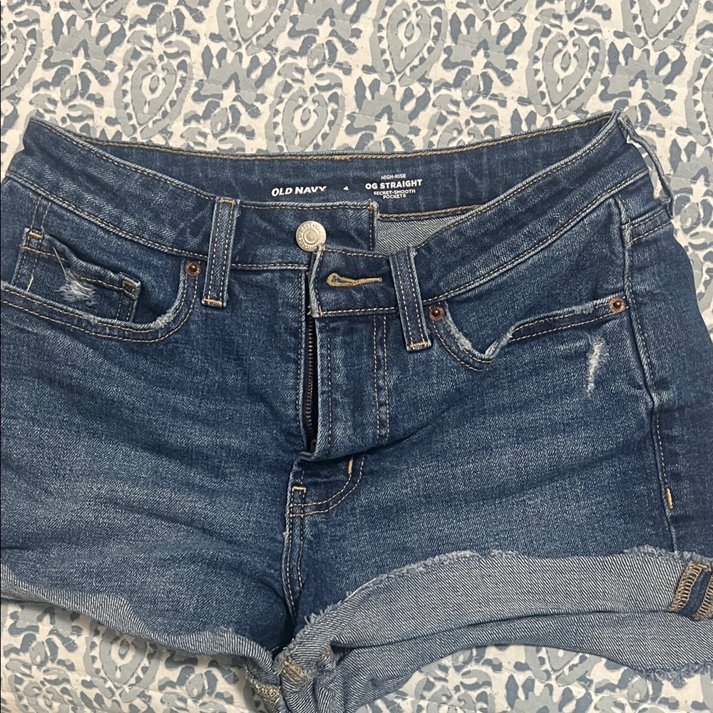 Old Navy Dark Blue Denim Shorts